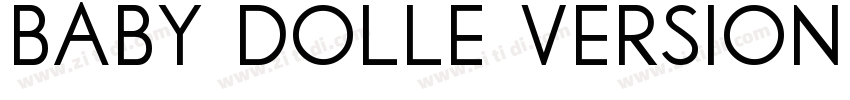 Baby Dolle Version 1字体转换